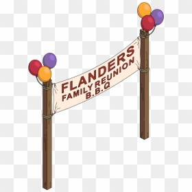 Simpsonstappedout Fandom Com Flanders, HD Png Download - medieval banner png