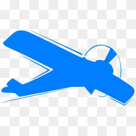 Blue Plane Silhouette , Png Download - Air Plane Vector Free, Transparent Png - plane silhouette png