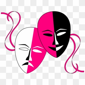Speech And Drama Png , Png Download - Sad Happy Face Mask, Transparent Png - drama png
