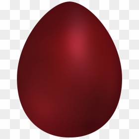 Dark Red Easter Egg Png Clip Art - Jaiku, Transparent Png - red oval png