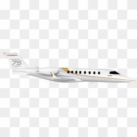 Learjet 75 Liberty - Bombardier Learjet 75 Liberty, HD Png Download - plane silhouette png