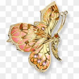 Transparent Gold Butterfly Png - Gold Butterfly Transparent Background, Png Download - yellow butterfly png
