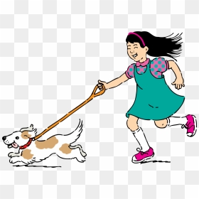 Walking Dog Clip Arts - Take Dog For Walk, HD Png Download - couple walking png