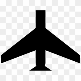 Plane Cliparts - Transparent Background Airplane Icon, HD Png Download - plane silhouette png