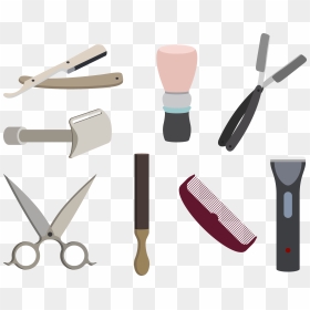 Transparent Straight Razor Vector Png - Scissors, Png Download - straight razor png