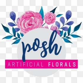Posh Artificial Florals-logo - Our 1st Year Together, HD Png Download - florals png
