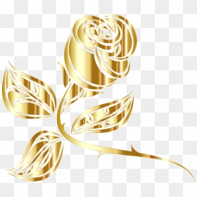#flowerstickers #flower #florals #flowers #png #goldflower - Rose Gold Rose Clipart, Transparent Png - florals png