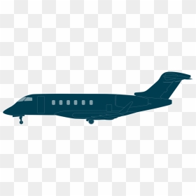 Challenger 350 Side View - Bombardier Challenger 650 Side, HD Png Download - plane silhouette png