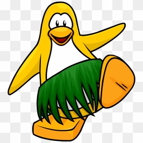 Club Penguin Rewritten Wiki - Grass Skirt Cartoon, HD Png Download - tiki png
