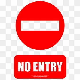 Red No Entry Png Photo - Free No Entry Sign, Transparent Png - red oval png