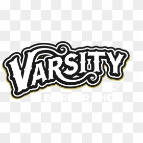 Varsity Barber Shop - Calligraphy, HD Png Download - barber shop logo png