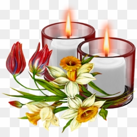 Feast Clipart November Flower - Transparent Background Candle Png, Png Download - you are invited png