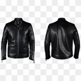 Black Leather Jacket Png Picture, Transparent Png - jacket png