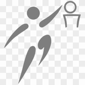 Pictogram Basketball Olympic, HD Png Download - stickman png