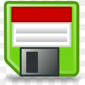 Icon Floppy Disc Green, HD Png Download - floppy disk png