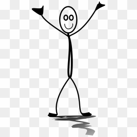 Drawing Stickman Happy - White Stick Figure PNG Transparent With Clear  Background ID 278936 png - Free PNG Images