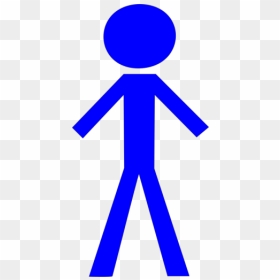 Blue Stickman Png Icons - Stick Figure Png Transparent, Png Download - stickman png