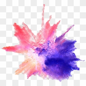 Color Powder Explosion Png, Transparent Png - colored smoke png transparent