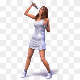 The Sims Singing Girl - Sims Png, Transparent Png - singing png