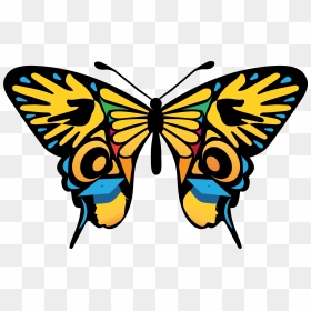 Undocumented Logo Dreamers, HD Png Download - yellow butterfly png
