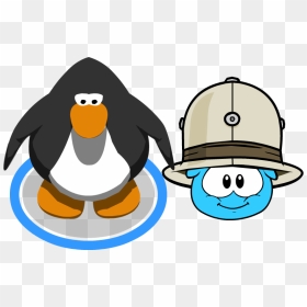 Safari Hat In-game - Club Penguin Propeller Hat, HD Png Download - safari hat png