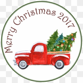 Personalized Christmas Cookies - Christmas Truck Free Template, HD Png Download - christmas cookies png