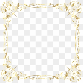 Decorative Border Transparent Png Image - Decorative Gold Frame Png, Png Download - art deco frame png