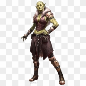 Transparent Orc Png - D&d Half Orc Female, Png Download - orc png