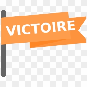 Drapeau Victoire / Victory Win Flag Clip Arts - Sign, HD Png Download - win png