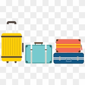Luggage Clip Graphic Royalty Free Library - Luggage Illustration Png, Transparent Png - luggage png