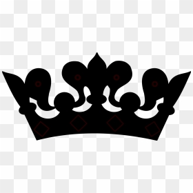 Crown King Royal Prince History Png Image Black- - Queen Crown Clipart Black And White, Transparent Png - white crown png