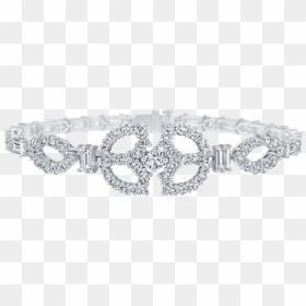 Art Deco By Harry Winston, Diamond Single Motif Bracelet - Jewellery, HD Png Download - art deco png