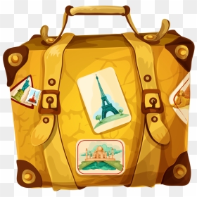Suitcase Clipart Trolley Bag - Suitcase Clipart, HD Png Download - luggage png