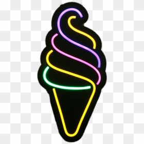 Ice Cream Neon Sign , Png Download - Transparent Ice Cream Neon, Png Download - neon sign png