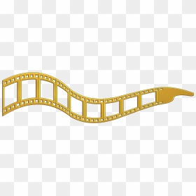 Gold Film Reel Png, Transparent Png - golden png