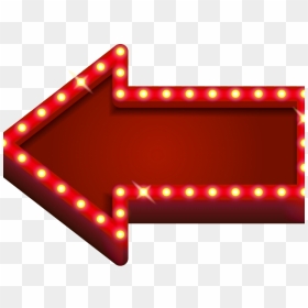 Neon Clipart Neon Sign - Arrow With Lights Png, Transparent Png - neon sign png