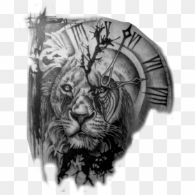 Image - Lion Tattoo, HD Png Download - tattoo png tumblr