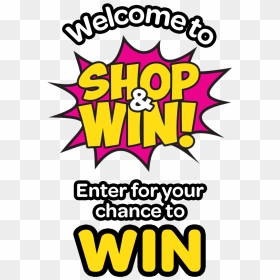 Shop And Win Banner - Shop And Win Png, Transparent Png - win png