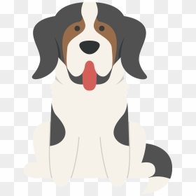 Beagle Basset Hound Pug Bulldog Border Collie - Border Collie, HD Png Download - cute puppy png