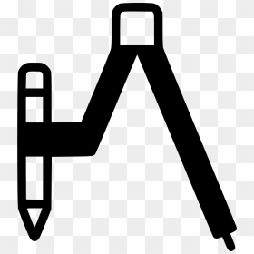 Compass Tool Editor Pencil Draw Math Svg Png Icon Free - Math Compass Clip Art, Transparent Png - math symbols png