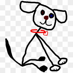 Stick Figure Kids/dog Clip Art At Clker - Stick Figure Dogs Clipart, HD Png Download - stickman png