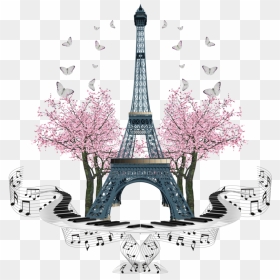 City Paris Eiffel Tower - Passion Of The Christ Poster, HD Png Download - eiffel tower silhouette png
