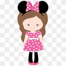 Clipart Glasses Minnie Mouse - Pink Minnie Mouse Drawing, HD Png Download - minnie mouse head png