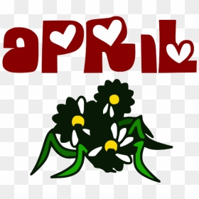 Spring Flowers Clip Art, HD Png Download - april png