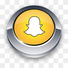 Snapchat Button Png Image Free Download Searchpng - Circle, Transparent Png - snapchat.png