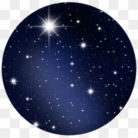 Transparent Stars In Sky Clipart - Aesthetic Dark Blue Png, Png Download - blue stars png