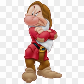 Grumpy Dwarf - Grumpy Dwarf Snow White, HD Png Download - dwarf png