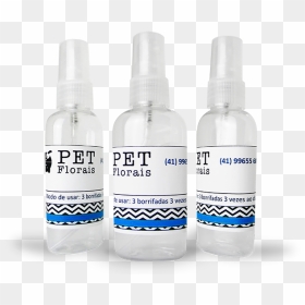 Spray Pet Florais - Glass Bottle, HD Png Download - florais png