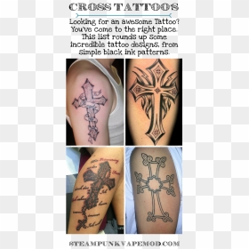 Cross Tattoos Cross Tattoos, Henna, Future Tattoos, - Tattoos Cross, HD Png Download - cross tattoo png