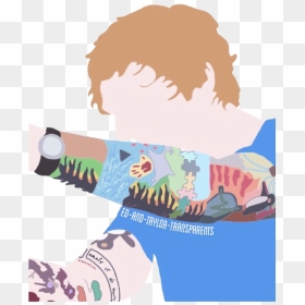 Ed Sheeran Drawing Transparent Art Tumblr Tattoos Tattoo - Ed Sheeran Tattoos Drawing, HD Png Download - tattoo png tumblr